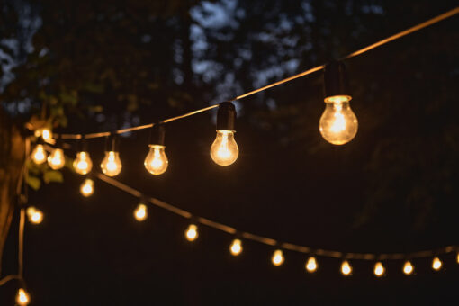 patio string lights