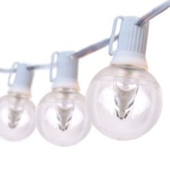 led globe string lights hanging g40 bulbs